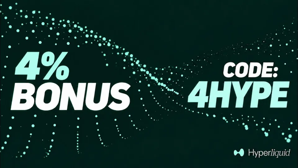 HYPERLIQUID PROMO CODE "4HYPE" - to get 4% discount on your trading fees (Hyperliquid referral code)